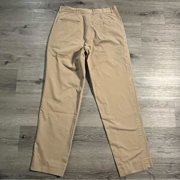 Banana Republic Pants Mens 34 Brown Straight Chino Cotton Vintage 80’s Hong Kong - Picture 2 of 9